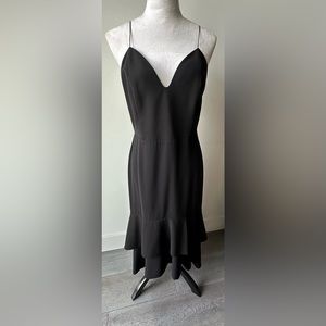 Alice & Olivia Black Spaghetti Strap Black Dress in Size 12